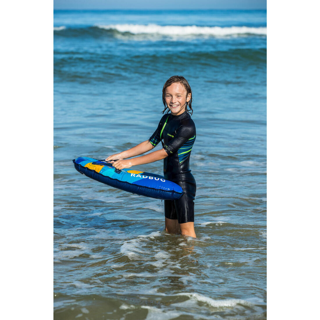 Bodyboard découverte gonflable enfant 4 ans-8 ans (15-25Kg)