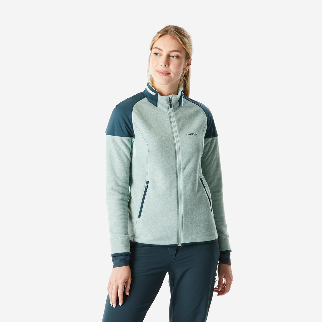 Polaire de randonnée chaude femme, MH500 Mountain