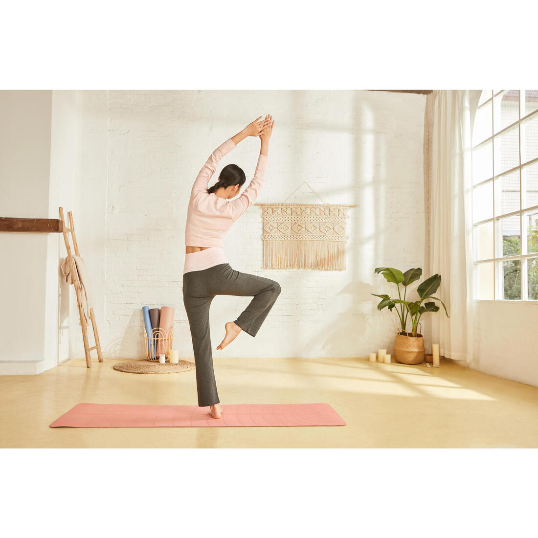 PANTALON COTON YOGA FEMME