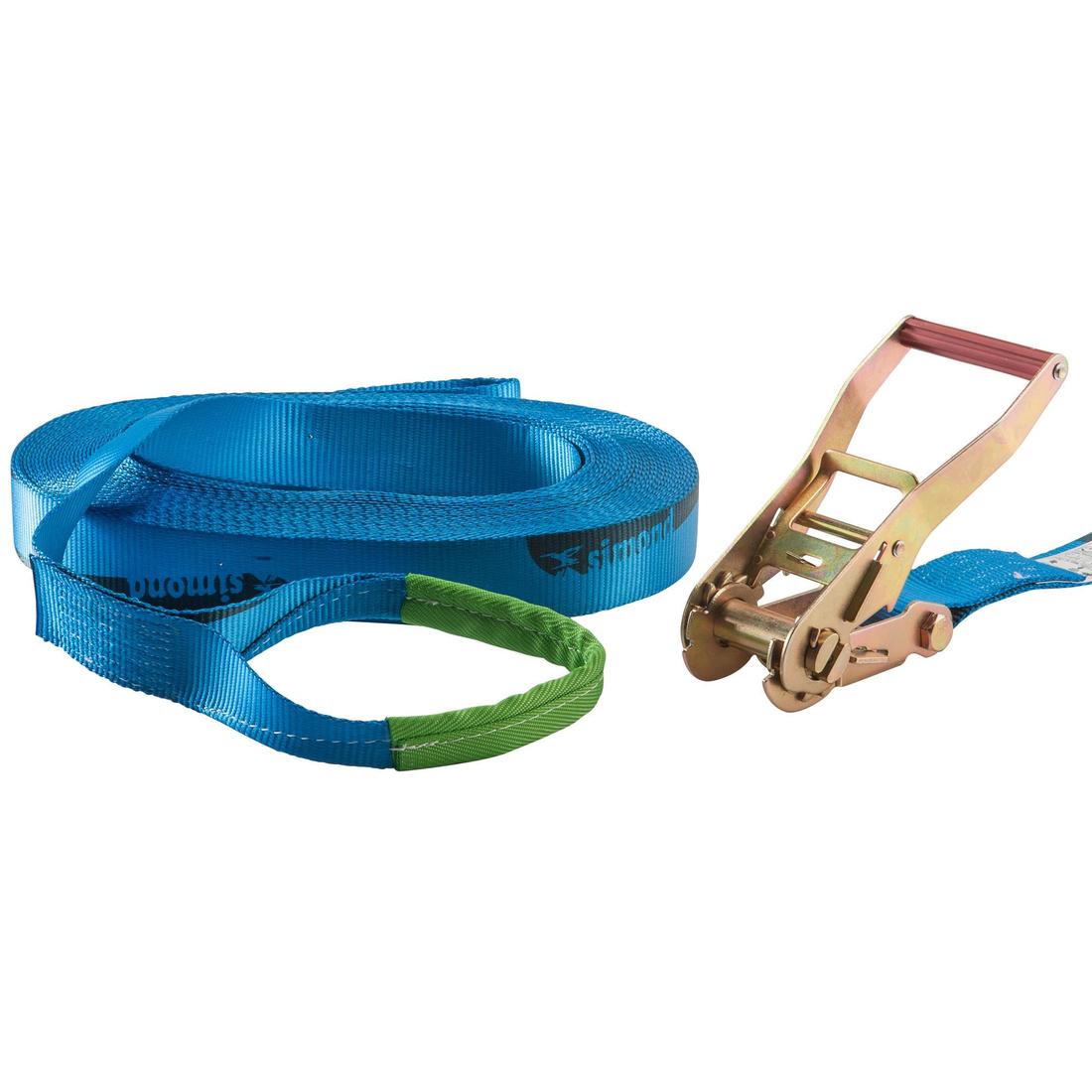 SLACKLINE 25 MÈTRES BLEU – bleu