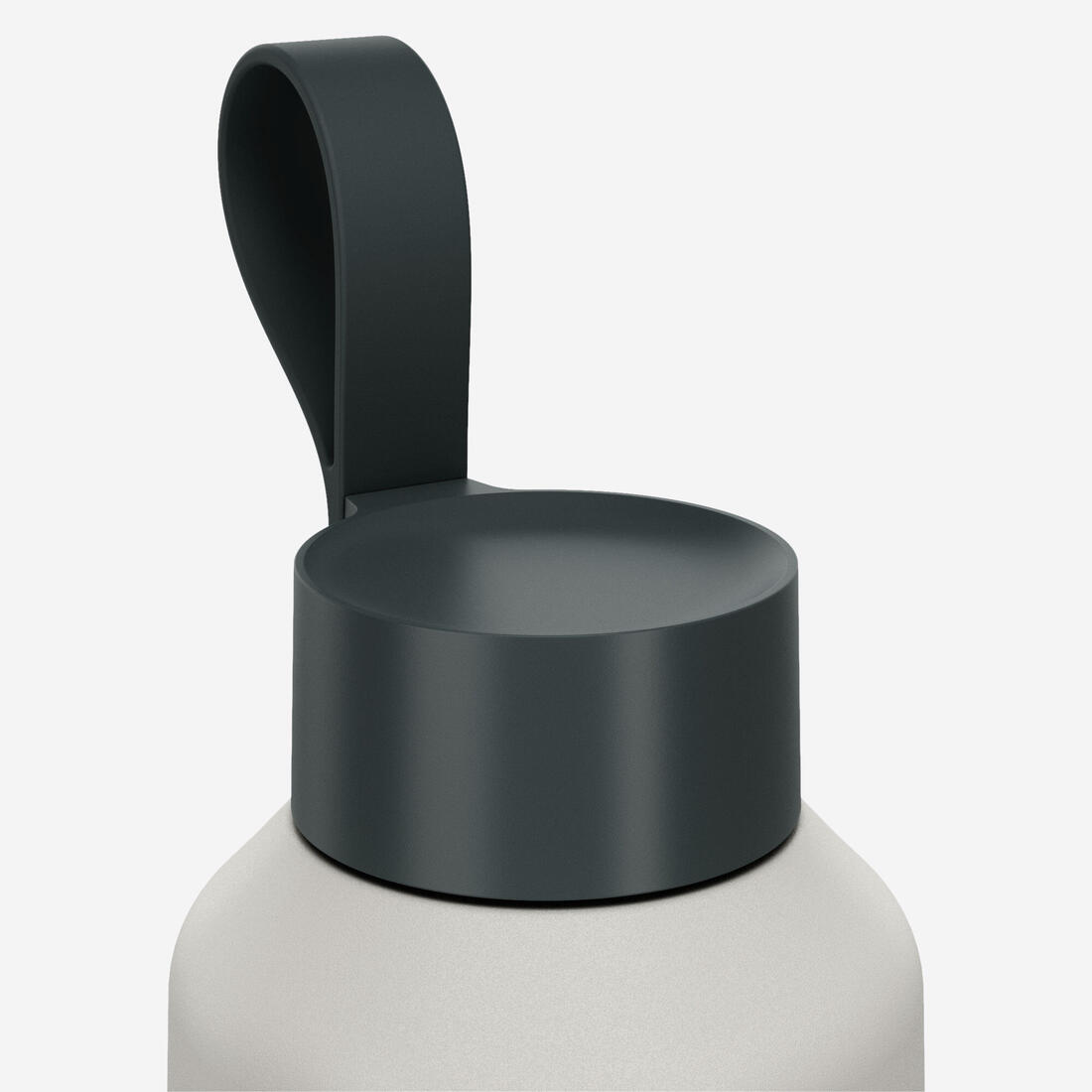 Gourde inox 1L avec bouchon à vis, composée à 75% d'acier recyclé