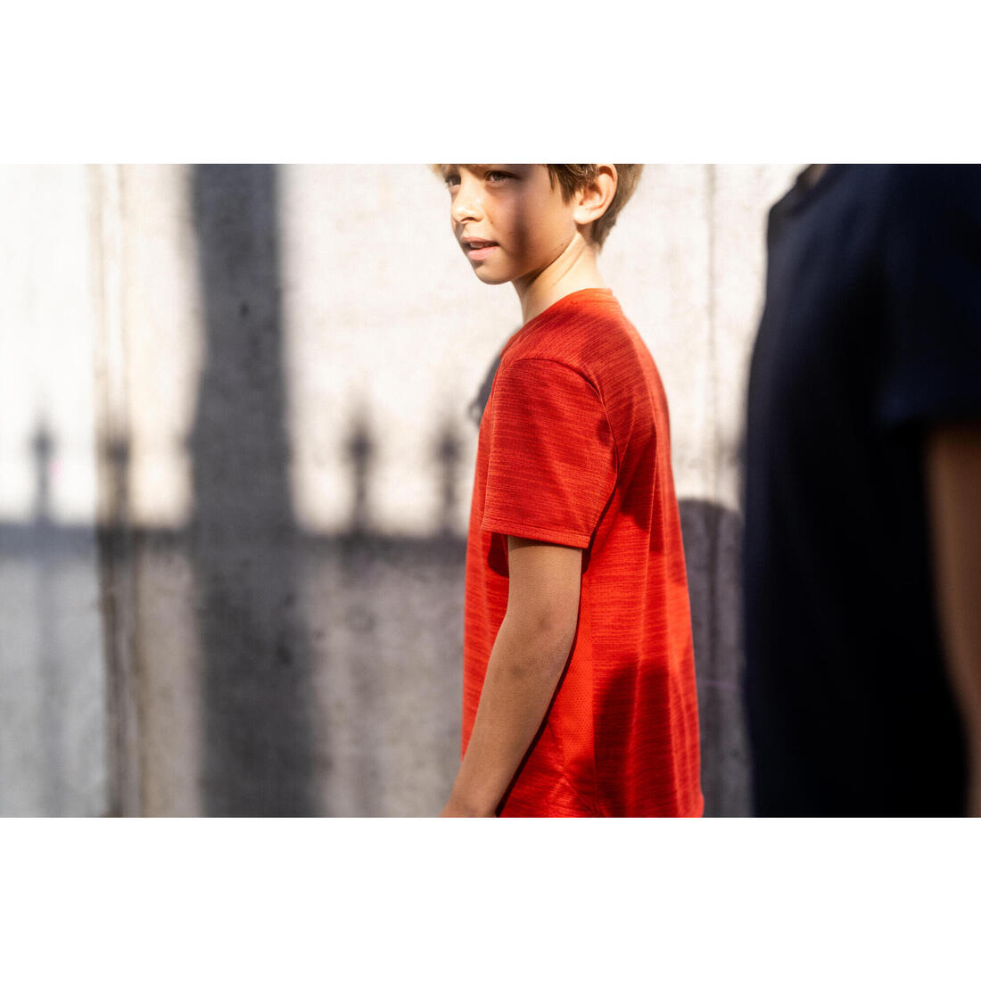 T-shirt enfant synthétique respirant - 500 marine