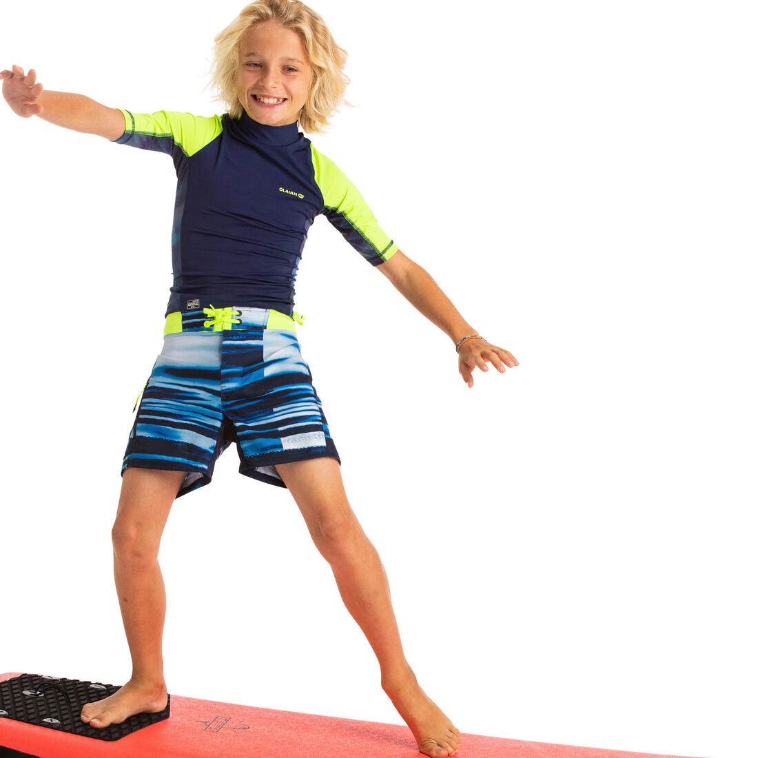 short de bain 500 – jaune