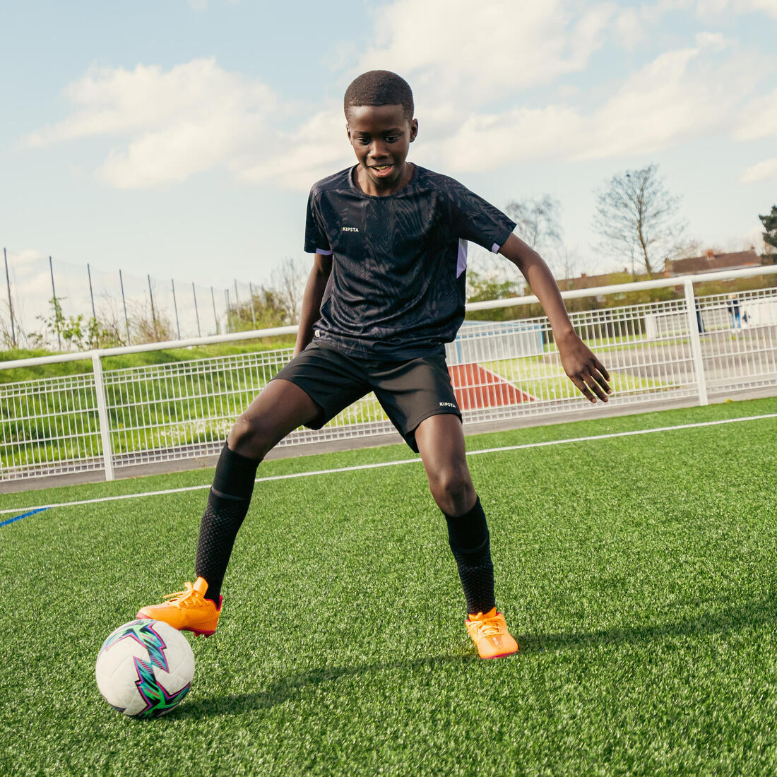 CHAUSSETTES DE FOOTBALL ENFANT EASY POCKET