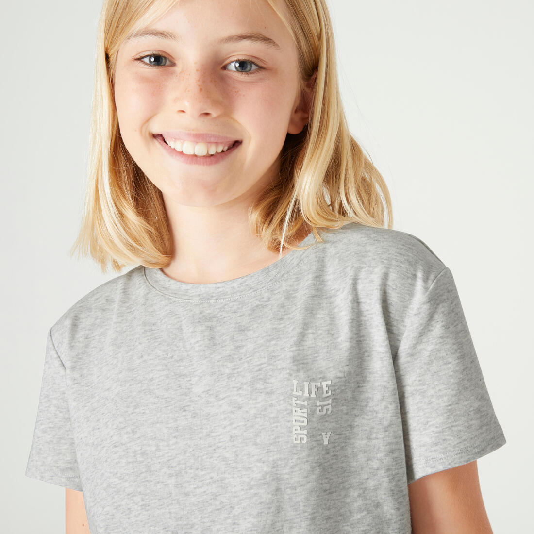 T-shirt coton fille - 500