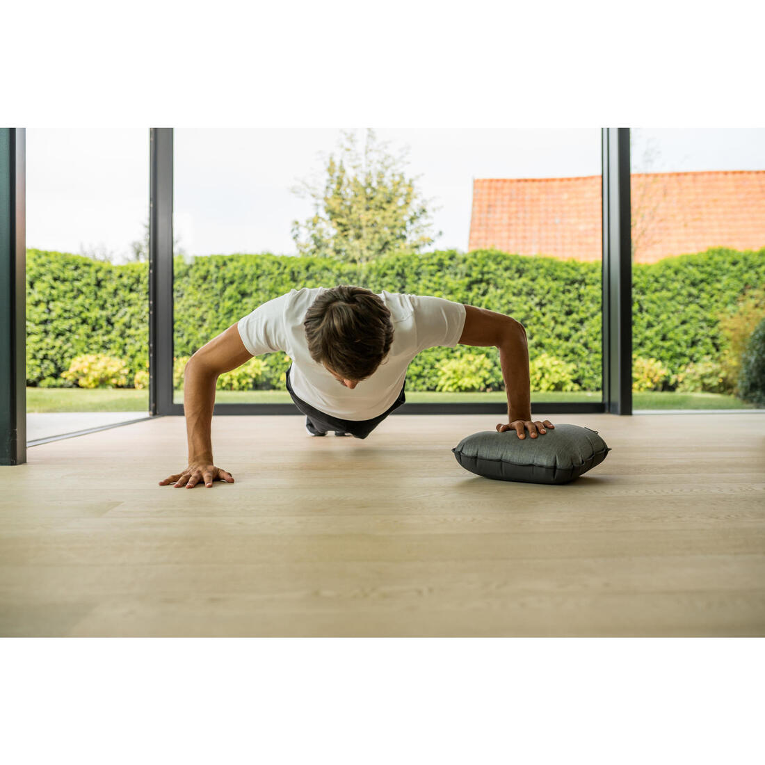 COUSSIN D'EQUILIBRE BACKMOBILITY MODULABLE TEXTILE GRIS