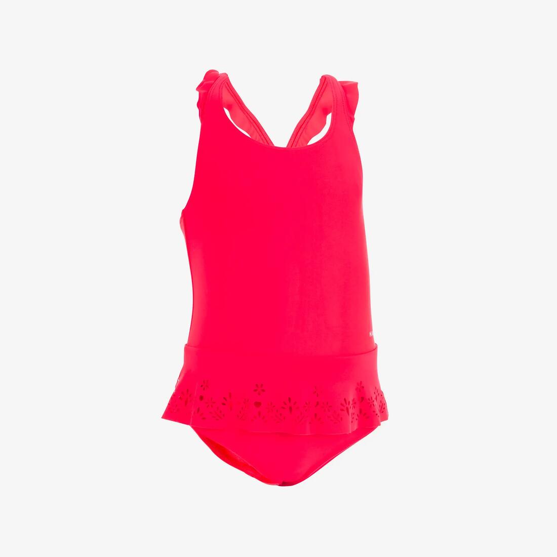 Maillot de bain 1 pièce bébé fille jupette