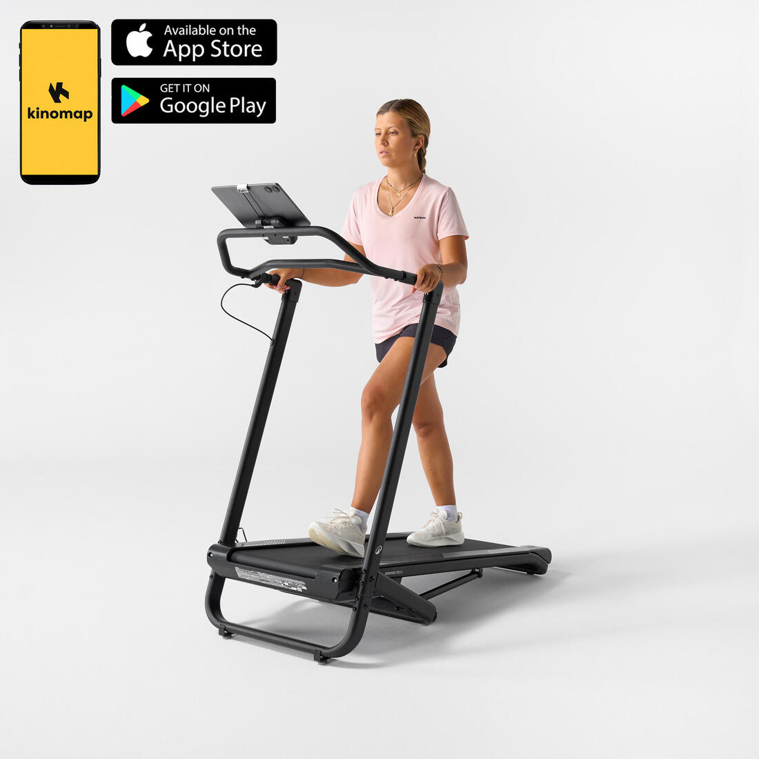 Tapis de marche pliable, TS100, garanti par Decathlon