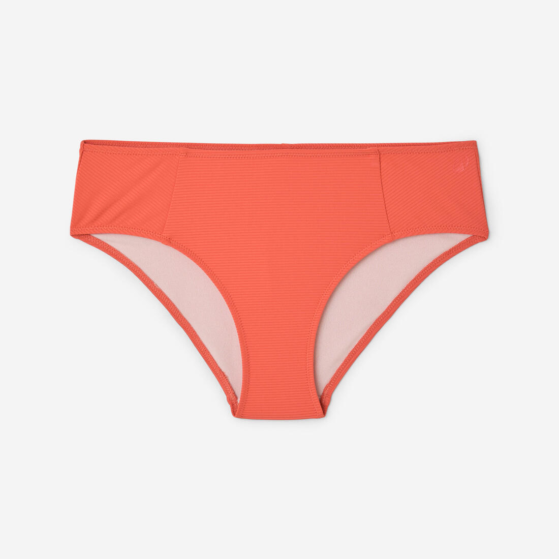 Bas de maillot de bain culotte texturée natation Femme, Lila simy terracotta