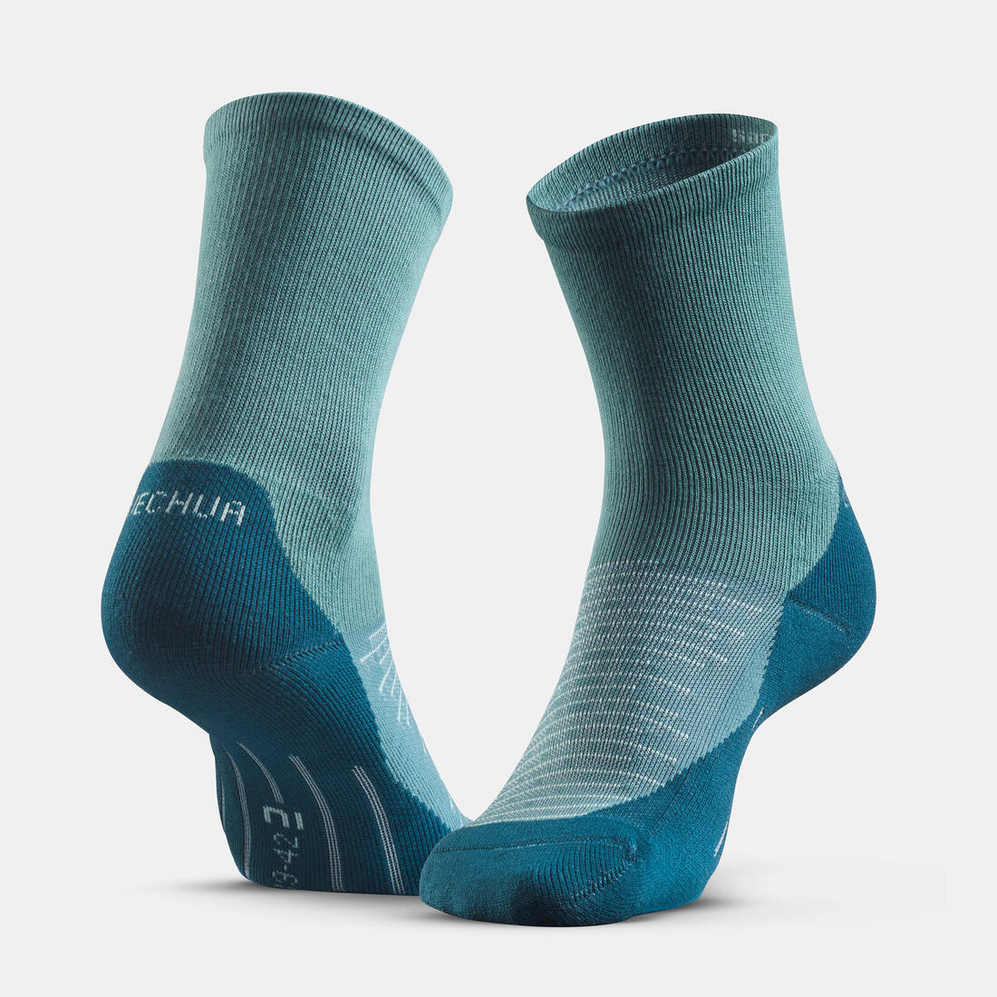 Chaussettes de randonnée hautes (2 paires) adulte, Hike 100
