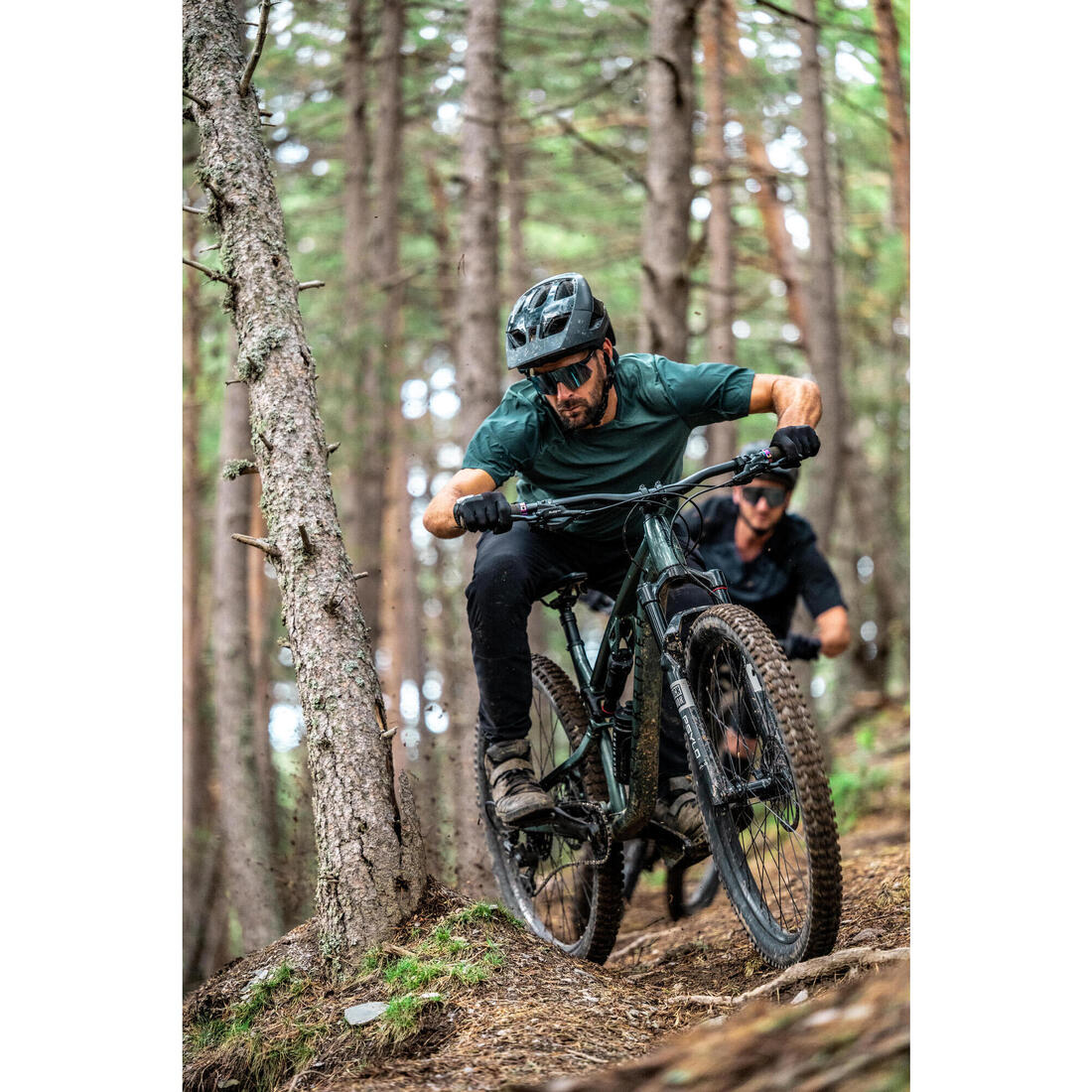 Gants de vélo protection en D3O®, 900 Noir