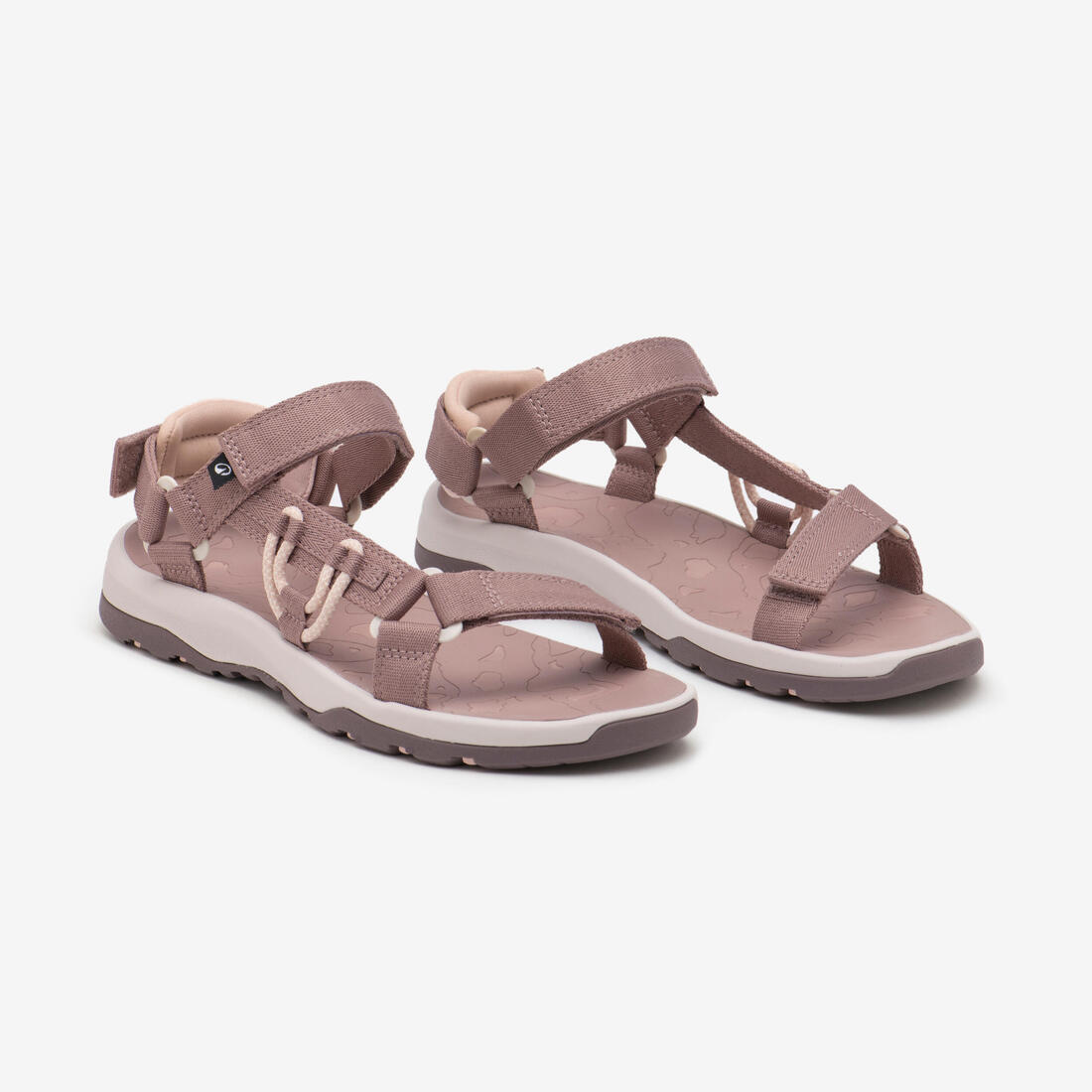 Sandales de randonnée souples femme, NH500 Outdoor violet