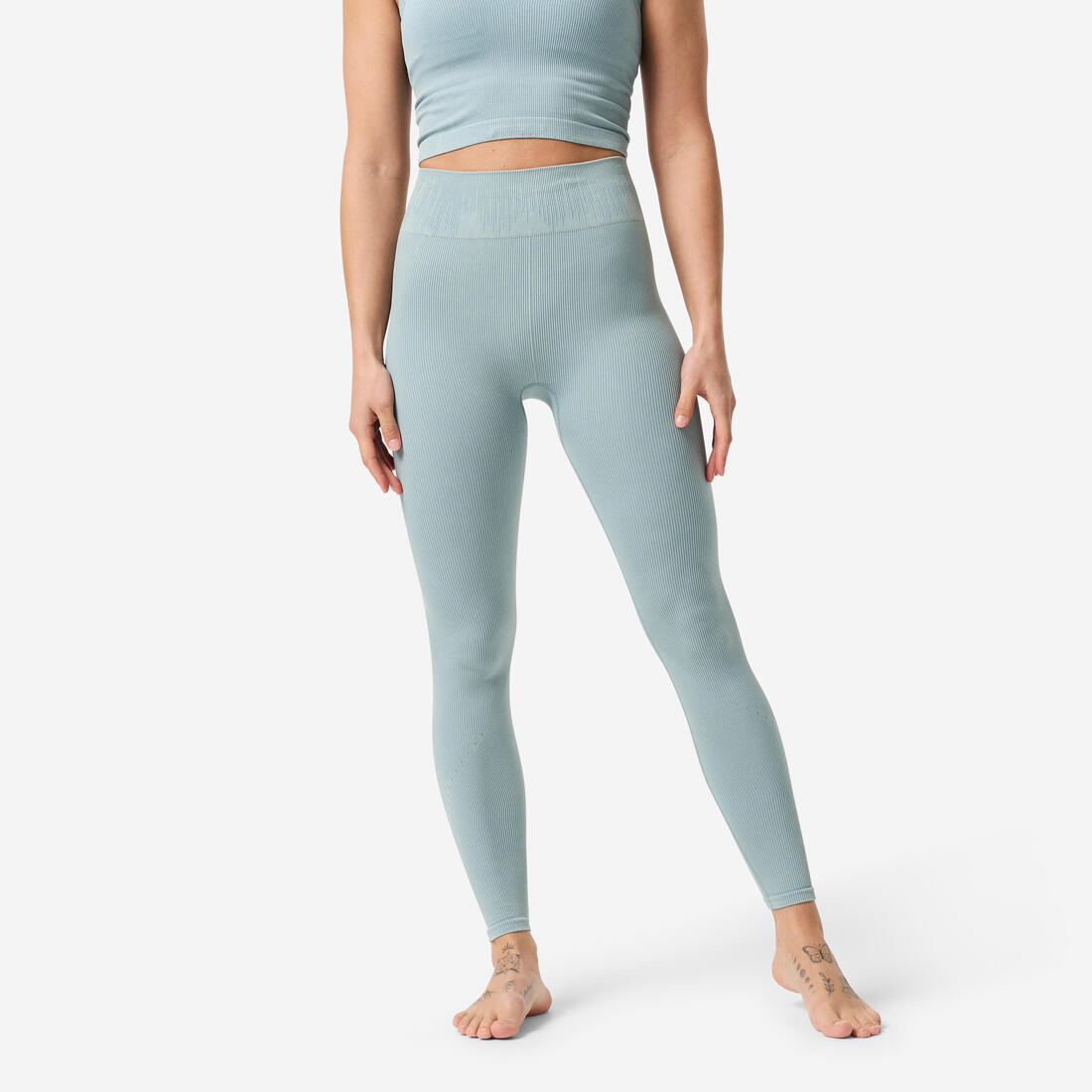 Legging de yoga et pilates sans couture et extensible femme