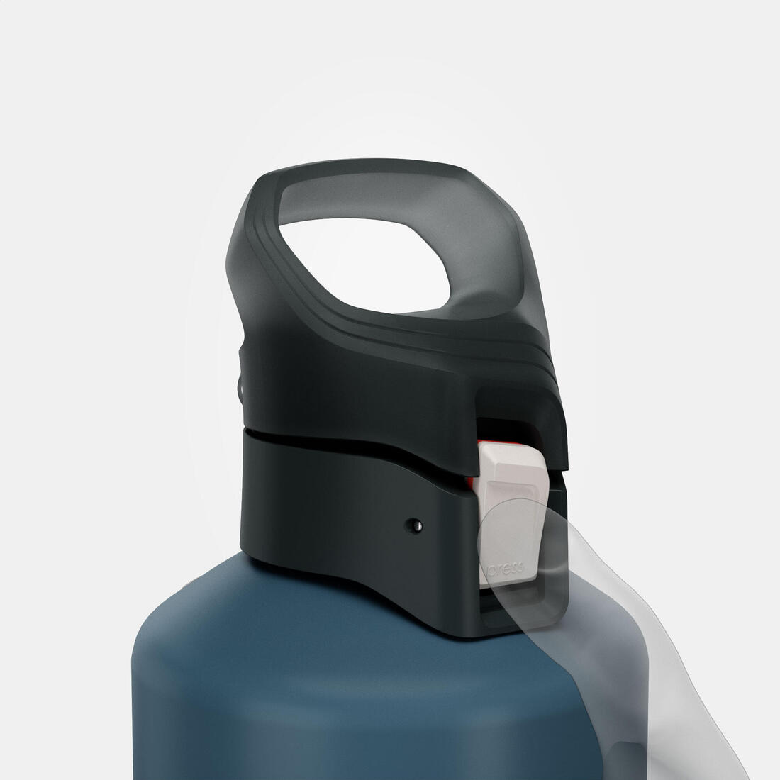 Gourde alu 1,5l avec bouchon à ouverture rapide pour la randonnée