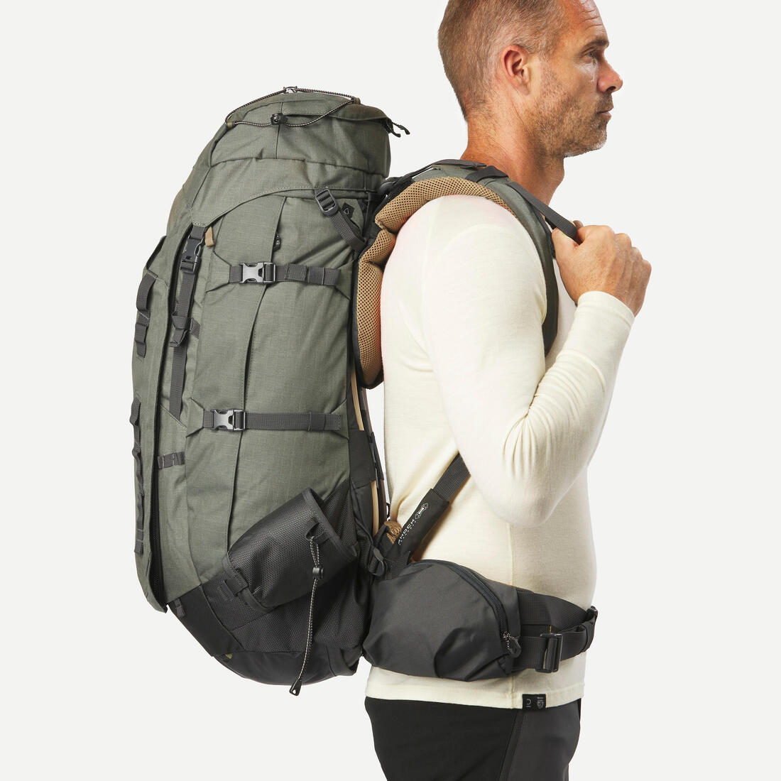 Sac à dos de trekking homme 50+10l - mt900 symbium