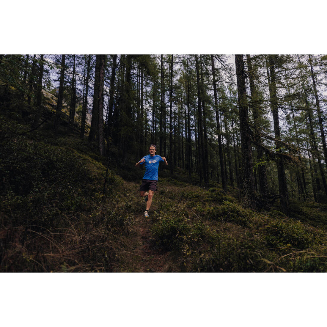 T-shirt de trail running résistant Homme - KIPRUN Run 500 Graph