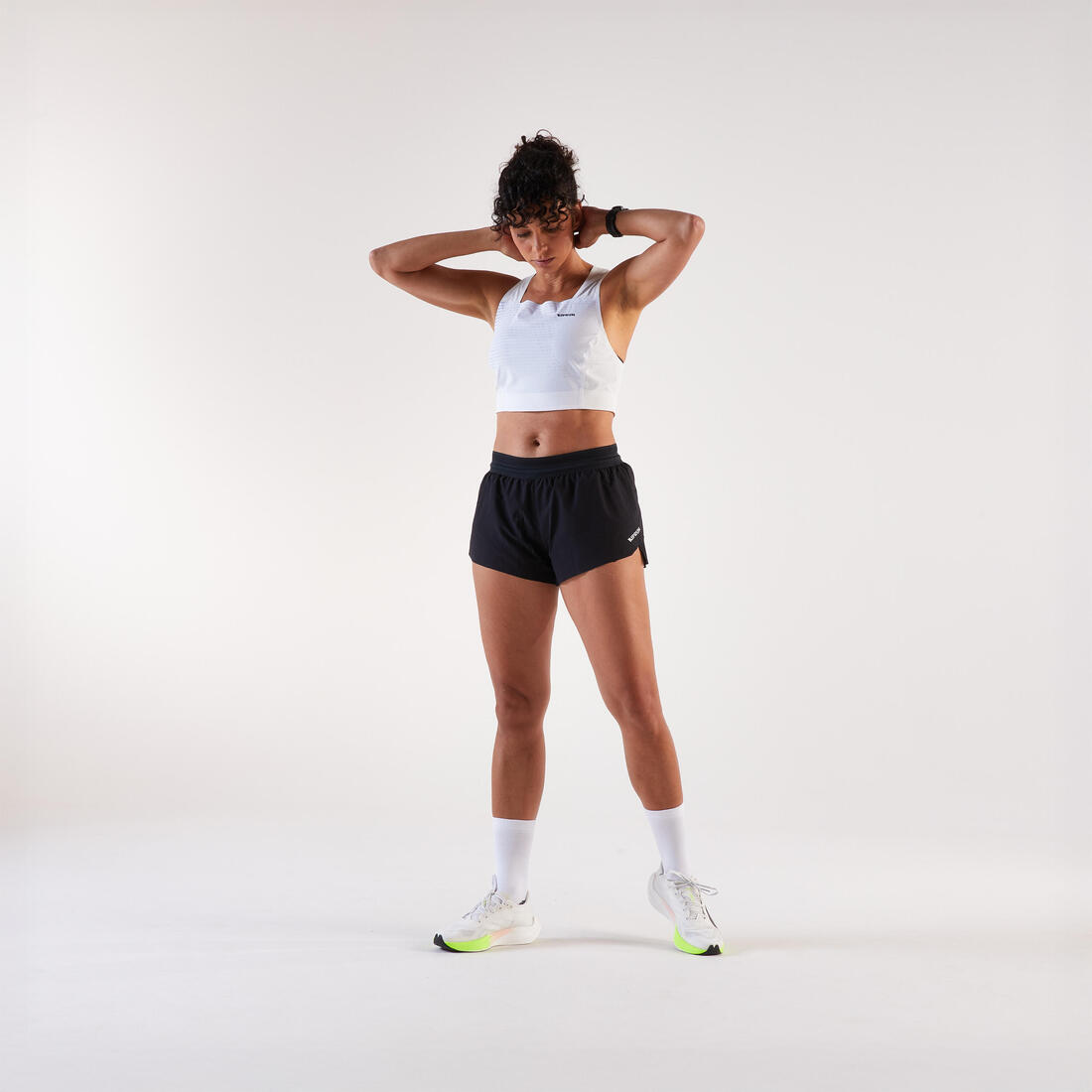 Short menstruel de running femme avec culotte intégrée absorbante Kiprun x Smoon
