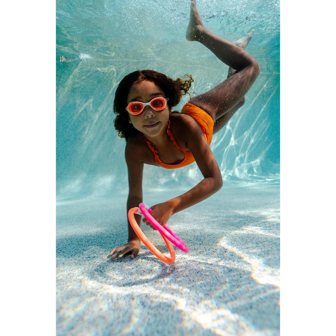 4 anneaux aquatiques lestés multi couleurs