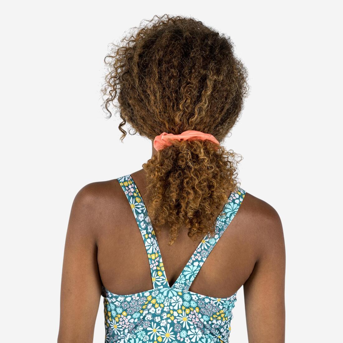 Chouchou cheveux natation fille, corail