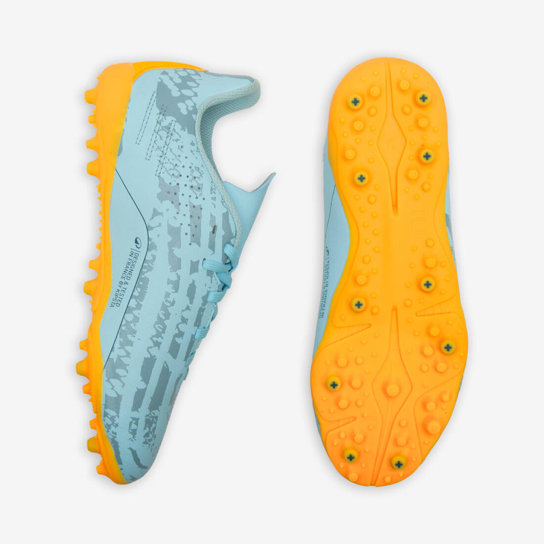 CHAUSSURES DE FOOTBALL ENFANT A LACETS VIRALTO I MG/AG NEBULA