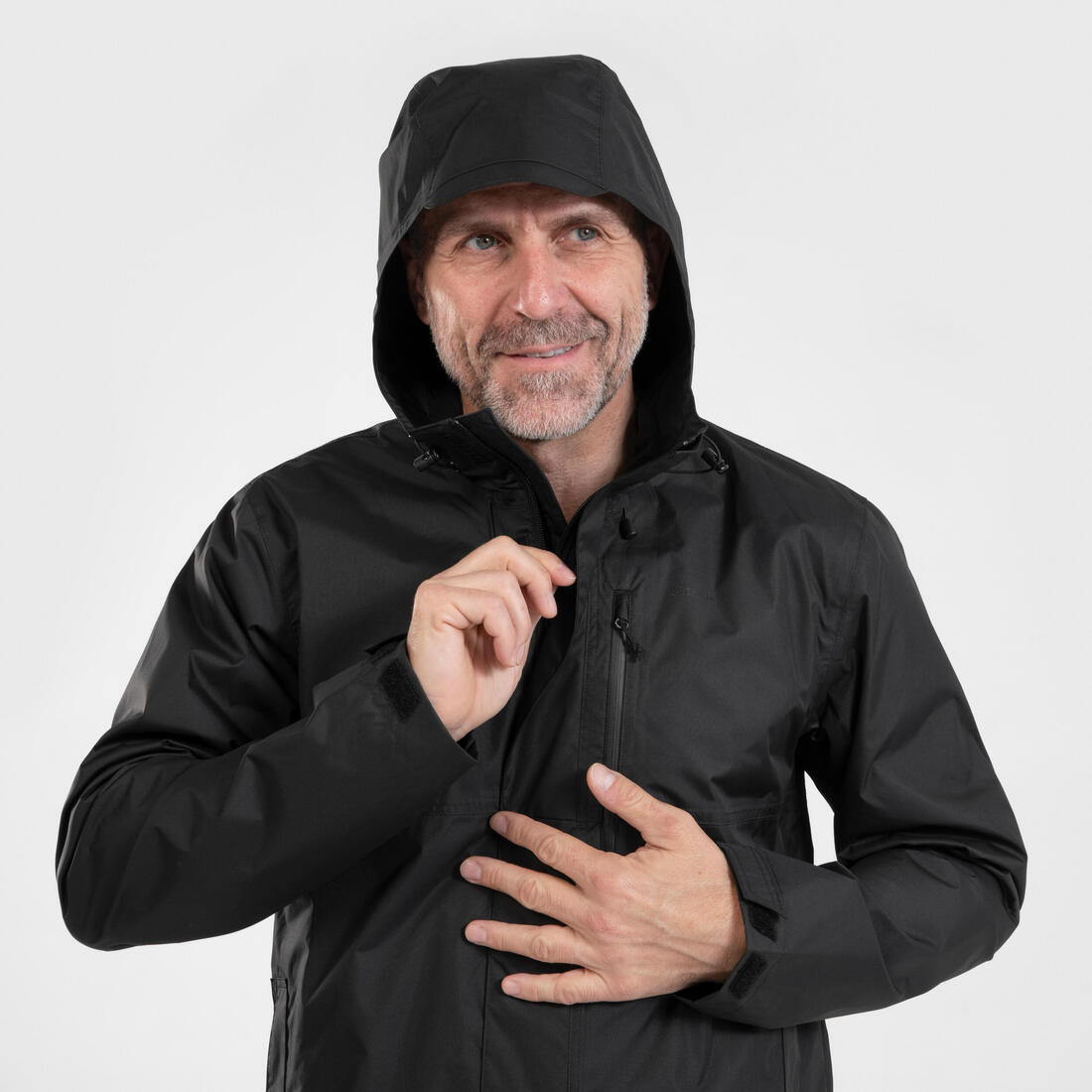 Veste de randonnée imperméable homme, NH500