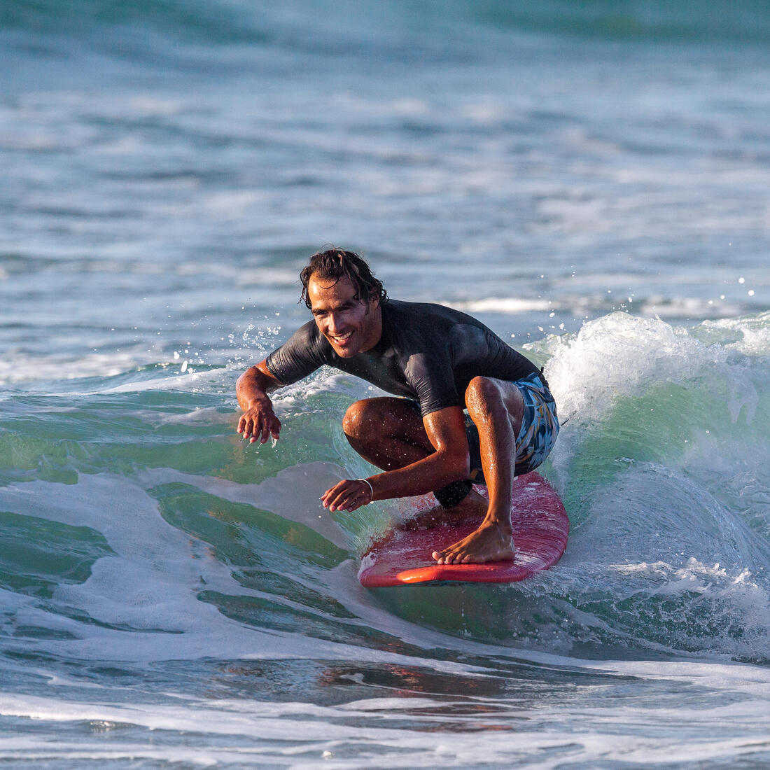 Planche de surf mousse 7' - 500 orange