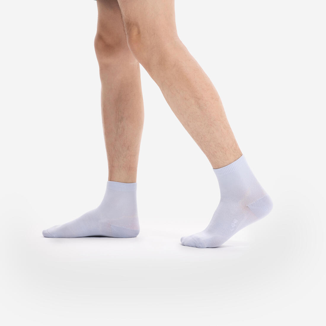 Lot de 2 paires de chaussettes de running run500 fines mid
