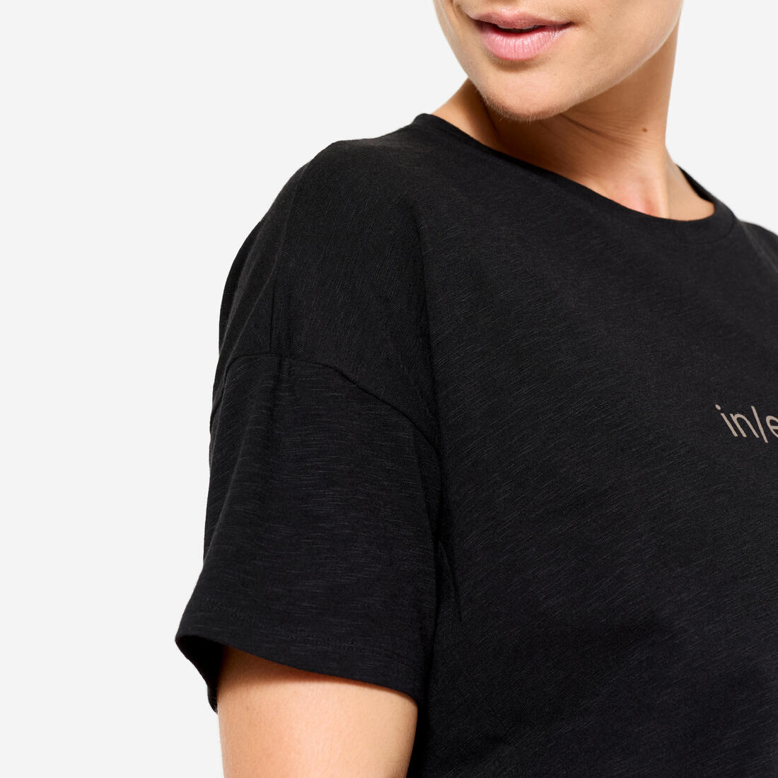 T-shirt manches courtes de yoga femme