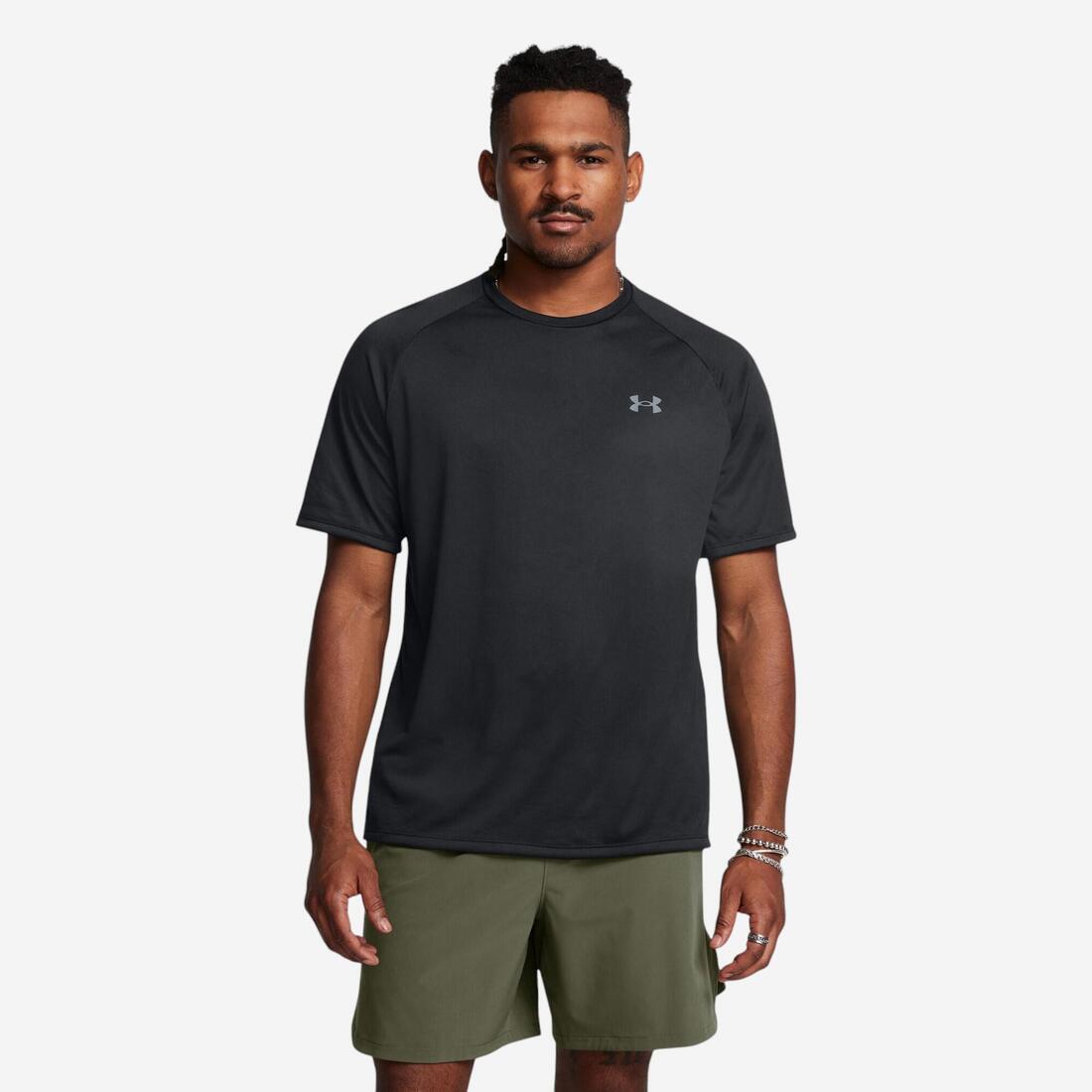 T-shirt de fitness pour homme UA Tech™ 2.0, noir