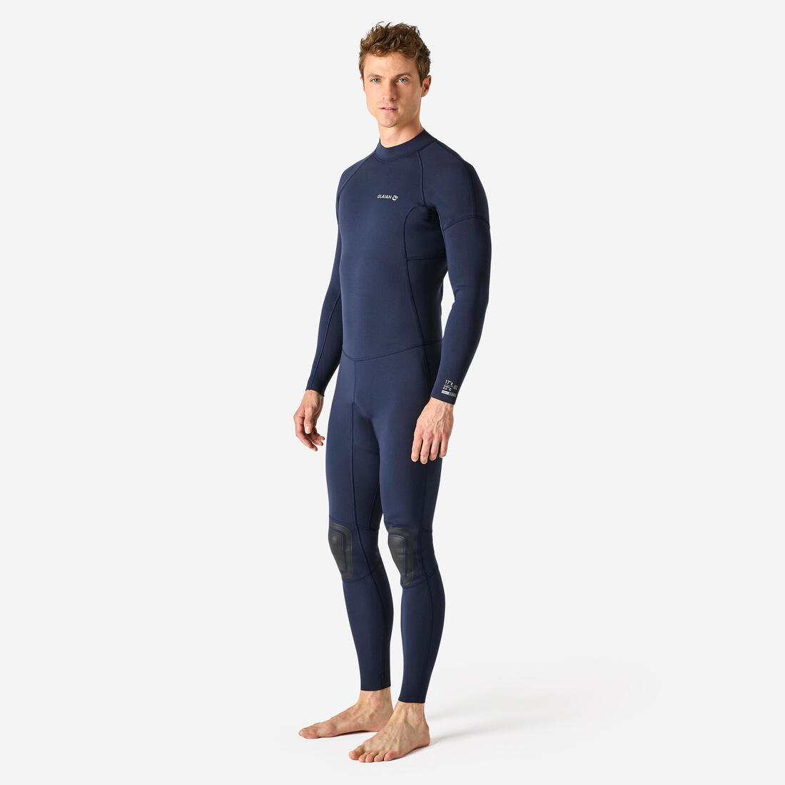 Combinaison SURF 100 Néoprène 2/2 mm Homme Bleu