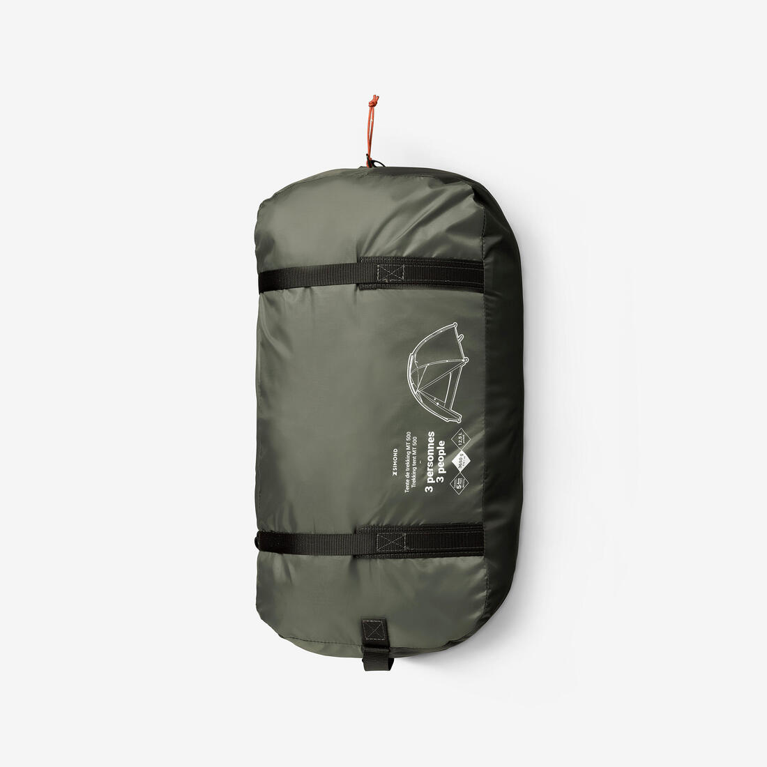 Tente dôme de trekking 3 places MT500