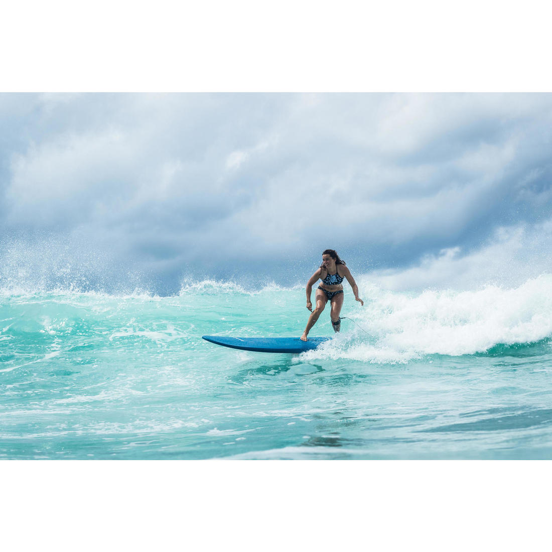 Haut de maillot de bain femme brassière de surf dos dégagé ANDREA KOGA MALDIVES