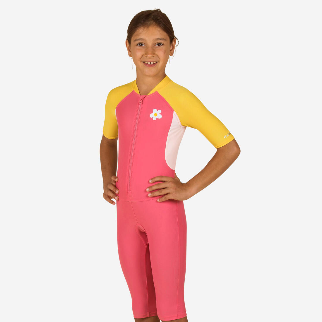 Combinaison natation shorty swim fille 100