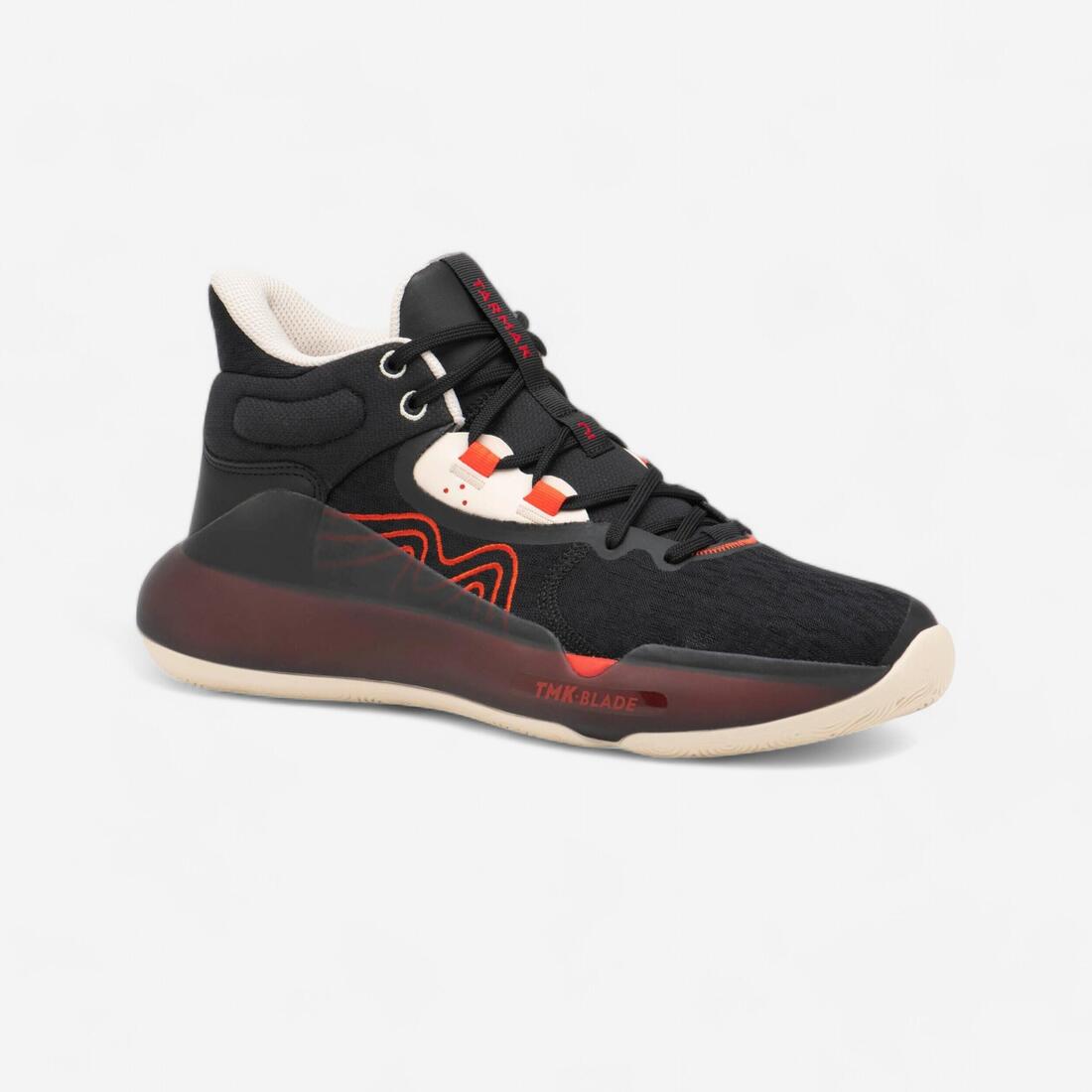 Chaussures de basketball homme/femme - SE 500 HIGH Noir – noir