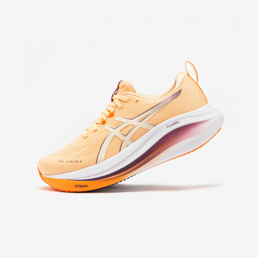 Chaussure de running Femme, Asics Gel-Ziruss abricot et