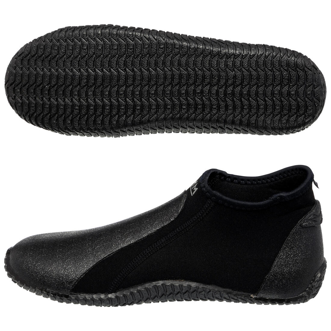 Bottillons plongée bas néoprène 3mm - noir