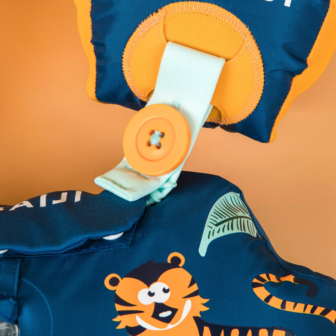 Brassards-ceinture piscine évolutif TISWIM enfant bleu "DRAGON"