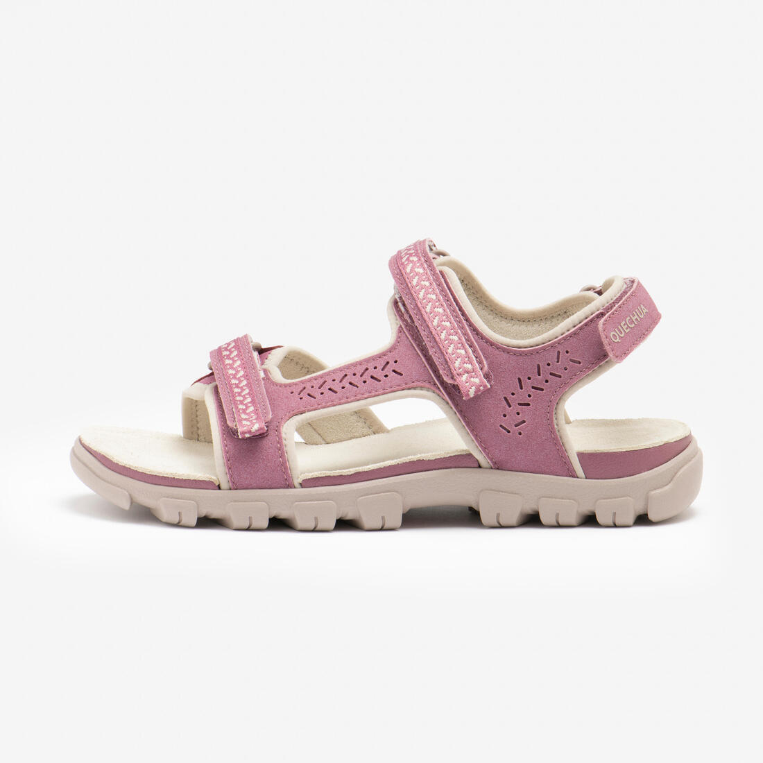 Sandales de randonnée - NH500 cuir - Femme