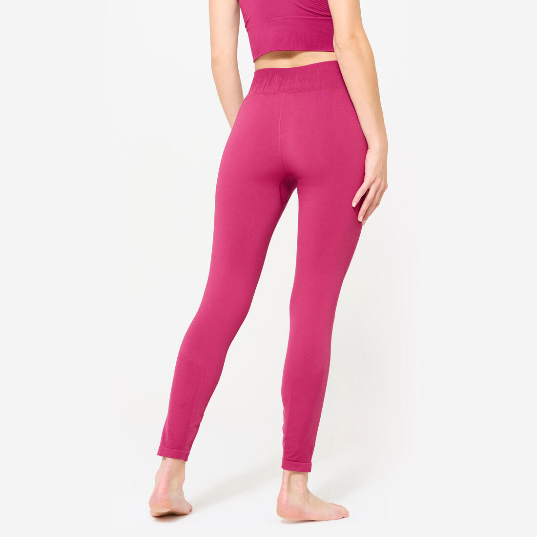 Legging long yoga effet seconde peau taille haute