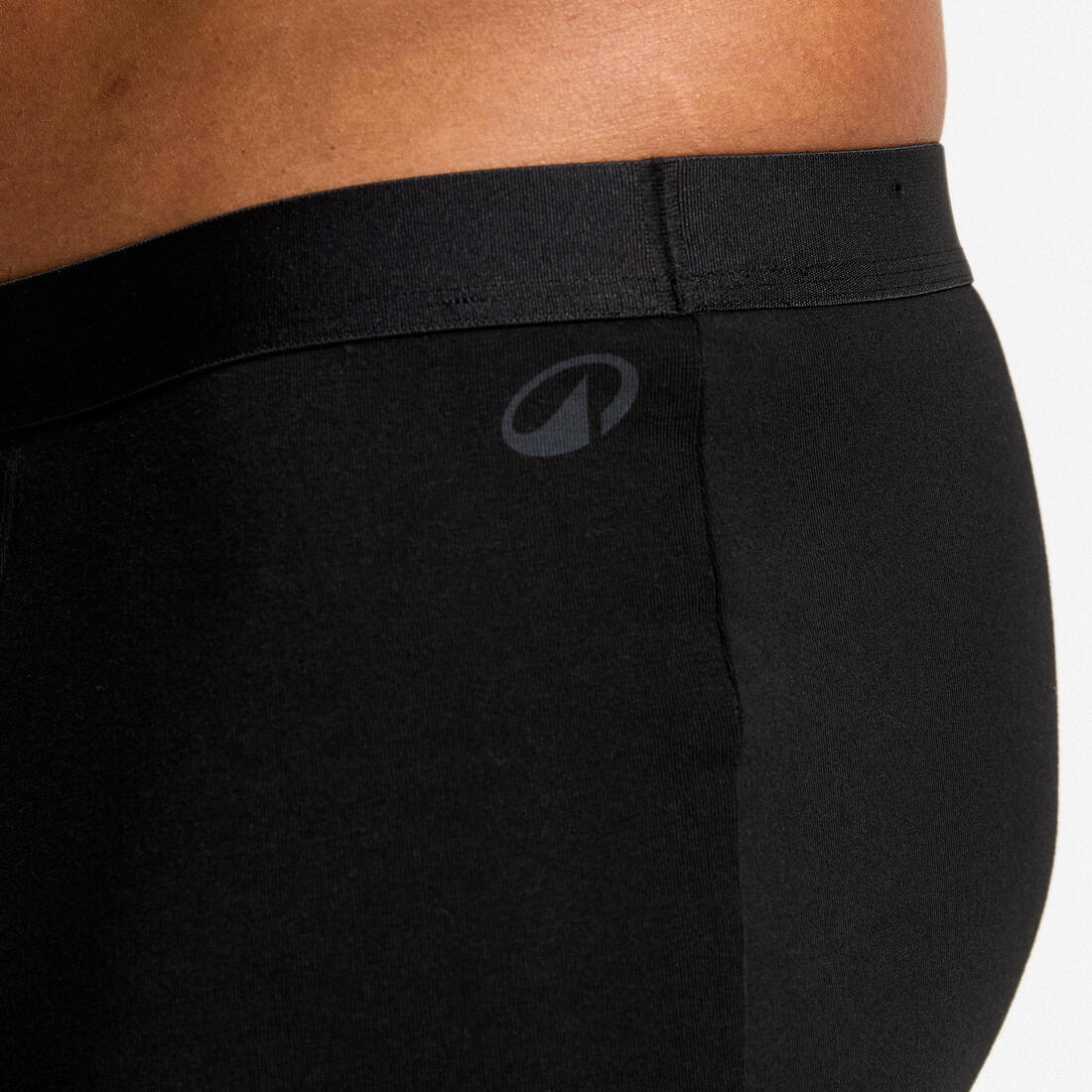 Lot de 2 boxers courts coton Homme, noir