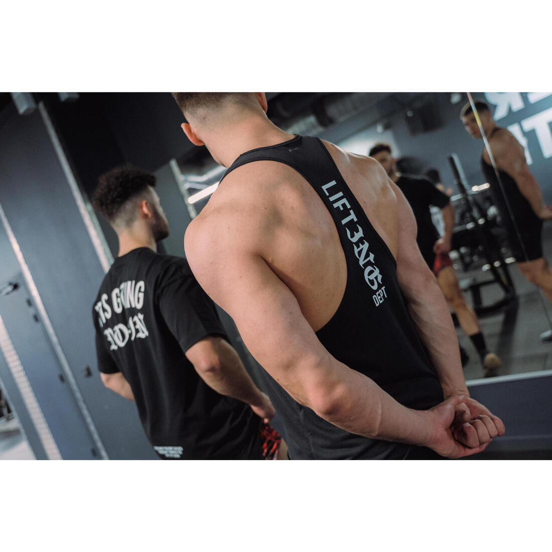 Débardeur stringer de musculation dos nageur homme