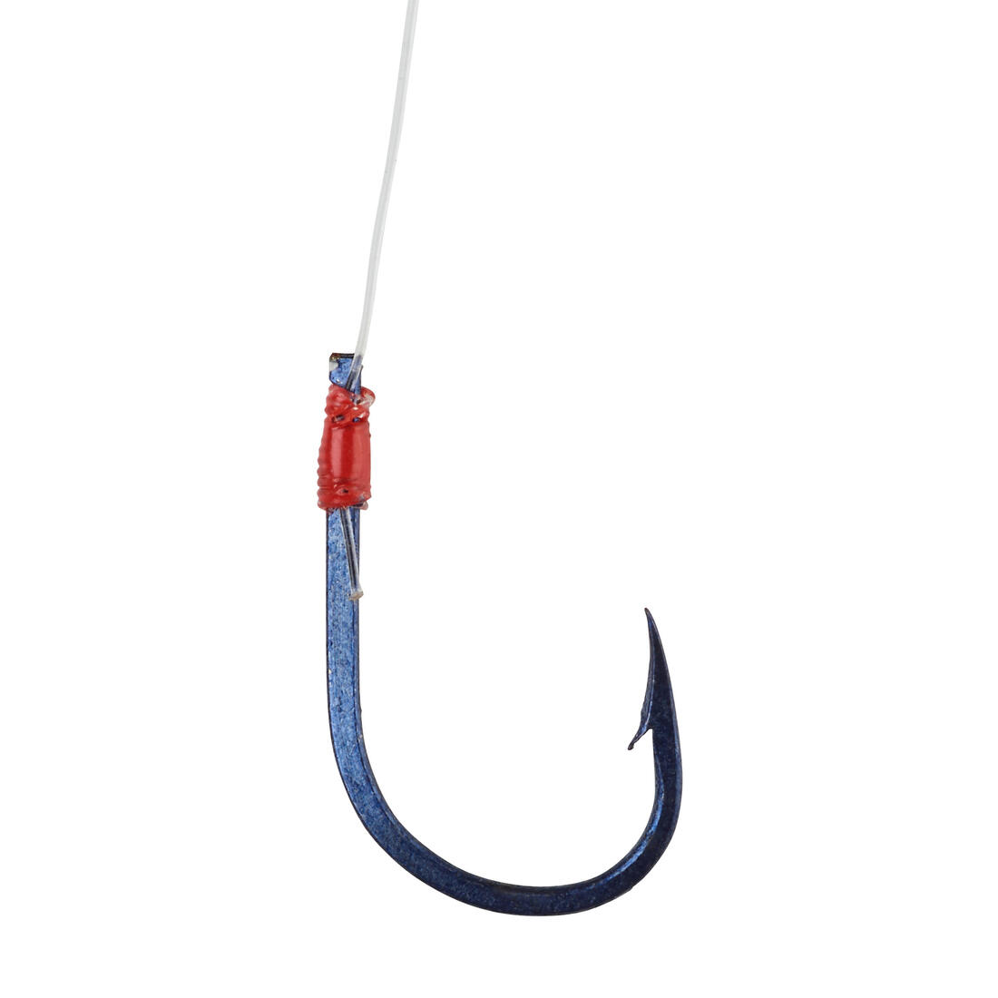 Hameçons montés pêche SN HOOK fluoro red varnish