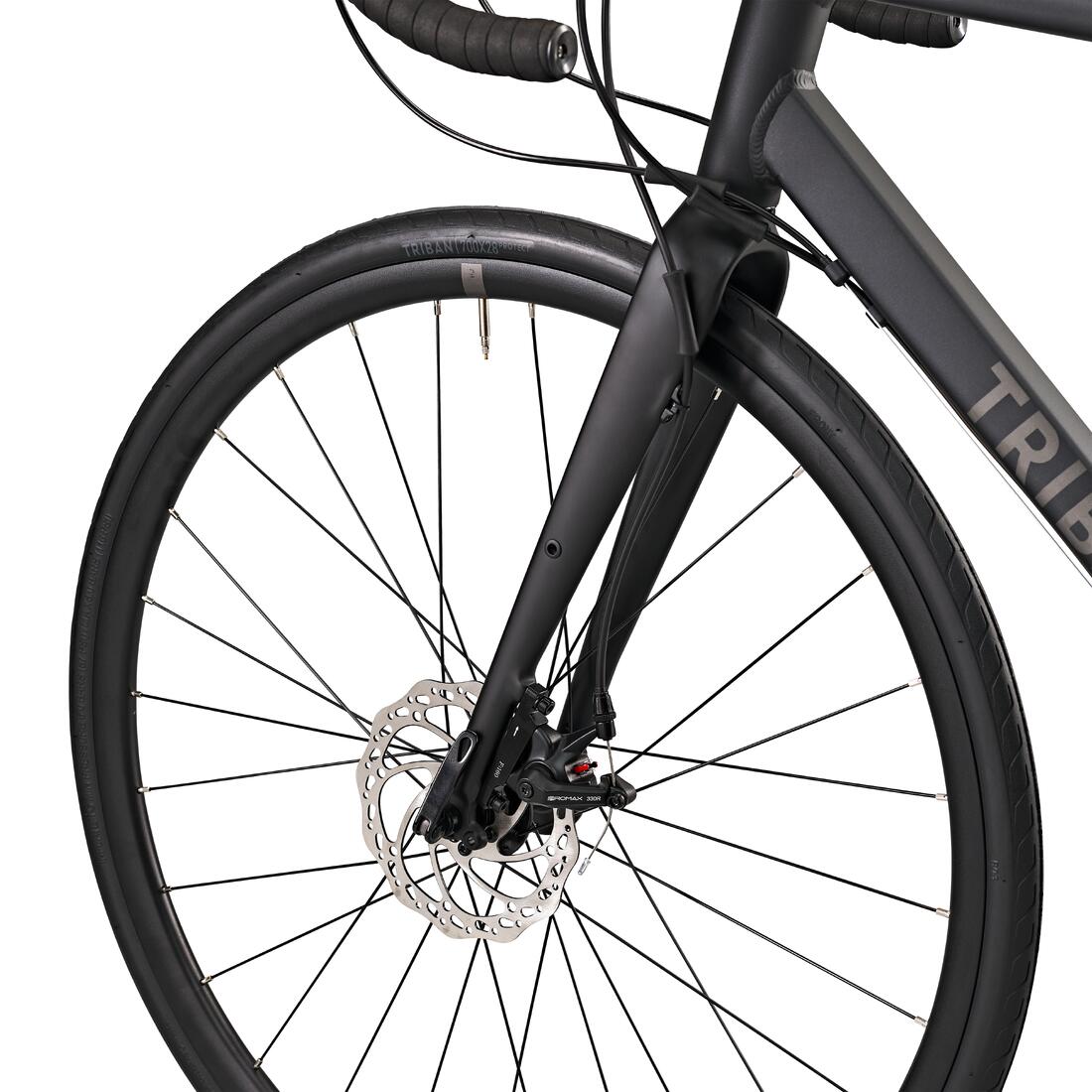 VELO ROUTE CYCLOTOURISTE RC500 MICROSHIFT 9V GRIS