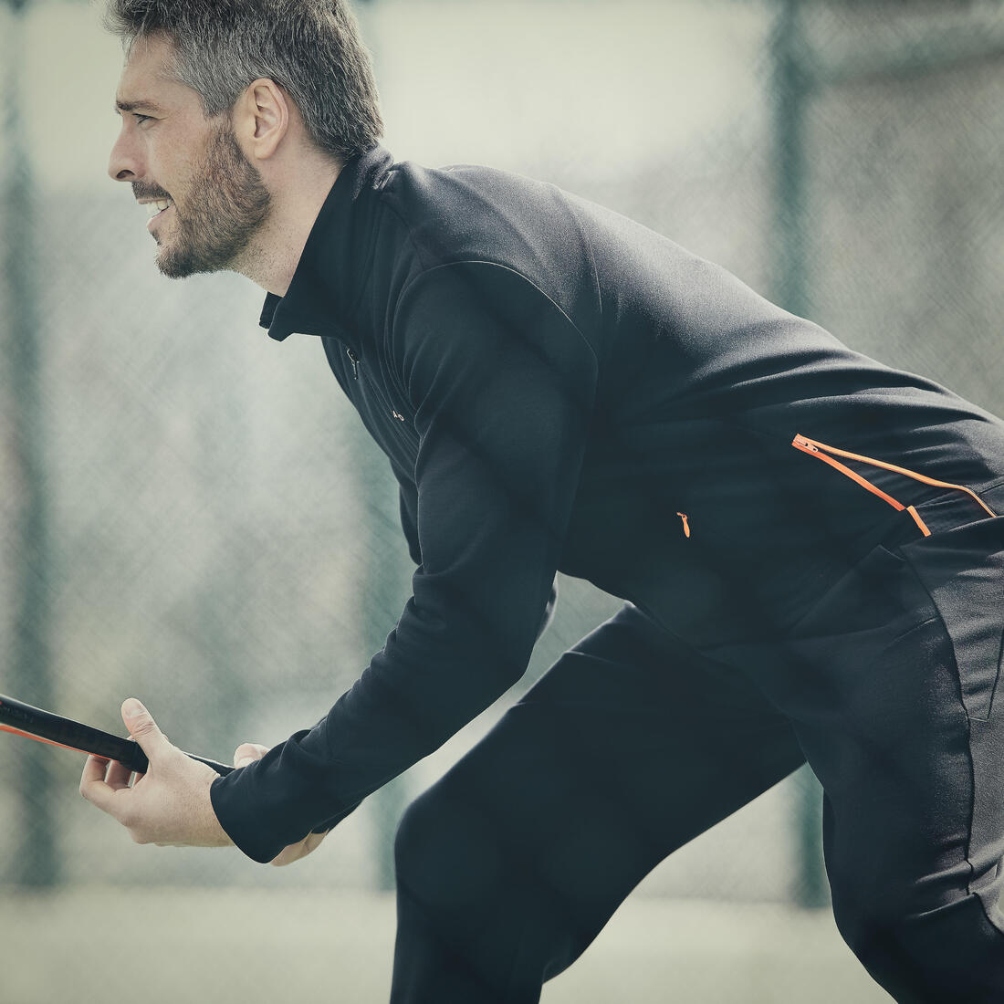 Veste de tennis Homme TJA 900 Noir