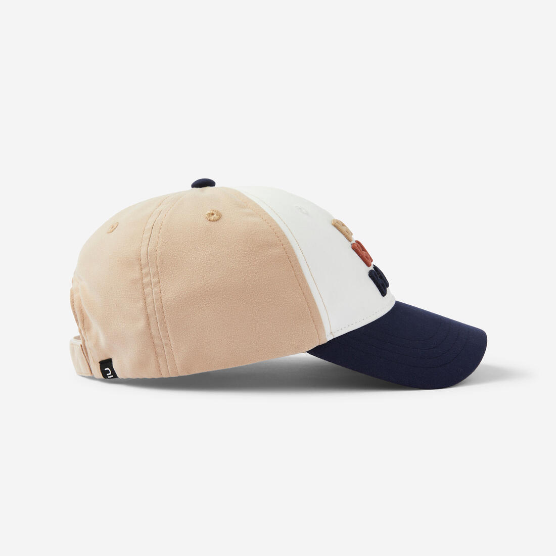 Casquette multisport ajustable bébé mixte, Rose blanc terracotta