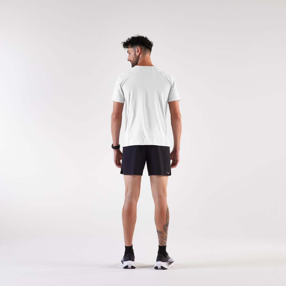 T-shirt de running respirant homme - kiprun run 900 light bleu et