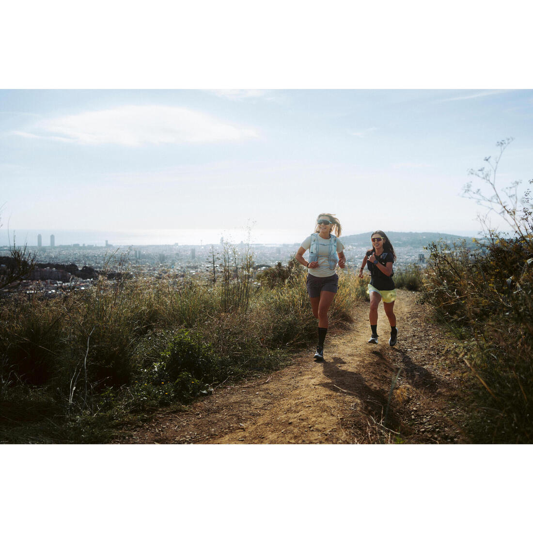 T-shirt running & trail sans couture femme - kiprun run 500 confort slim