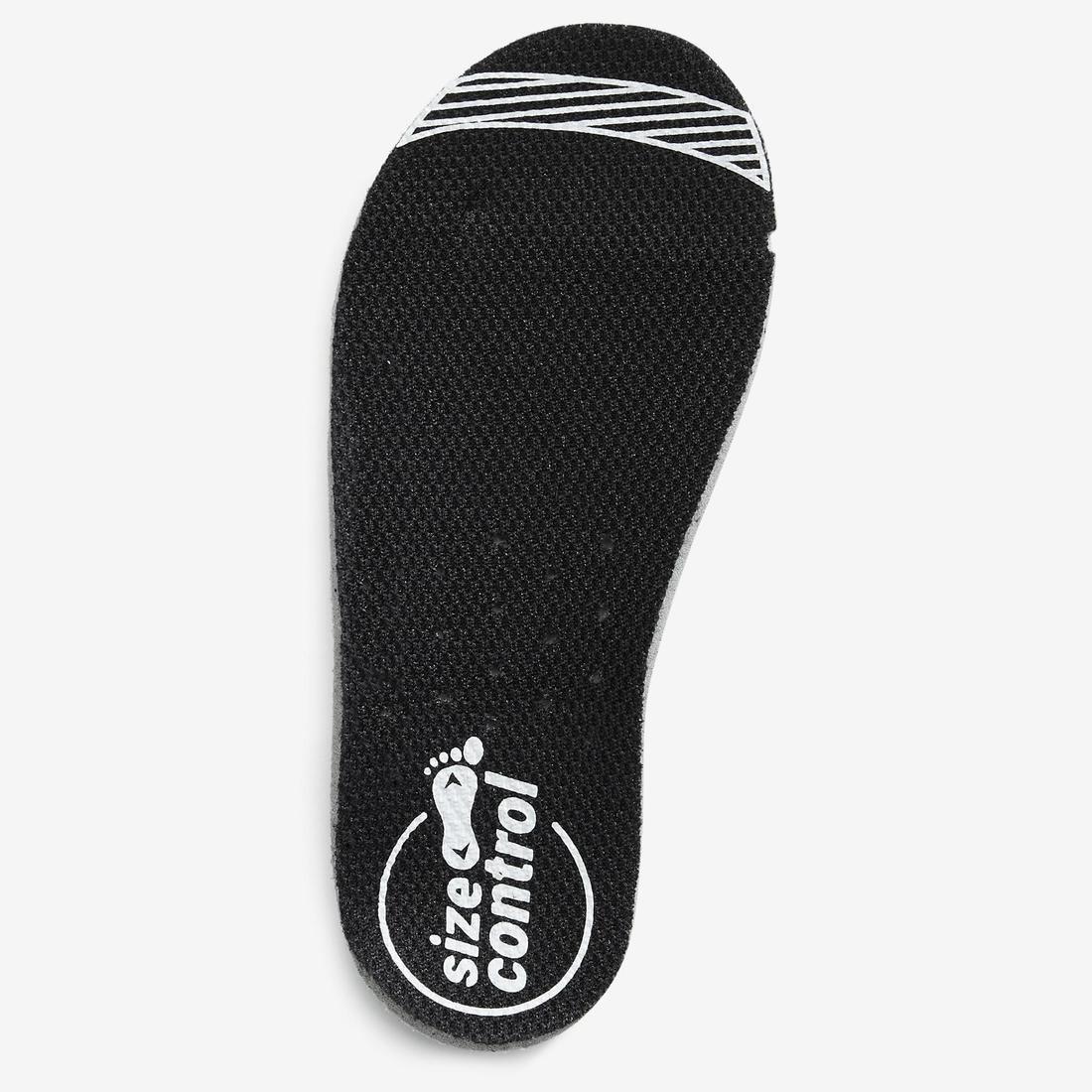 Chaussures de sport à scratch respirantes et confortables bébé, noir et