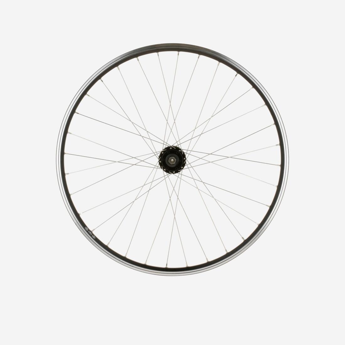 ROUE VTT AVANT 26" DOUBLE PAROI FREINAGE DISQUE/V-BRAKE ET ATTACHE RAPIDE