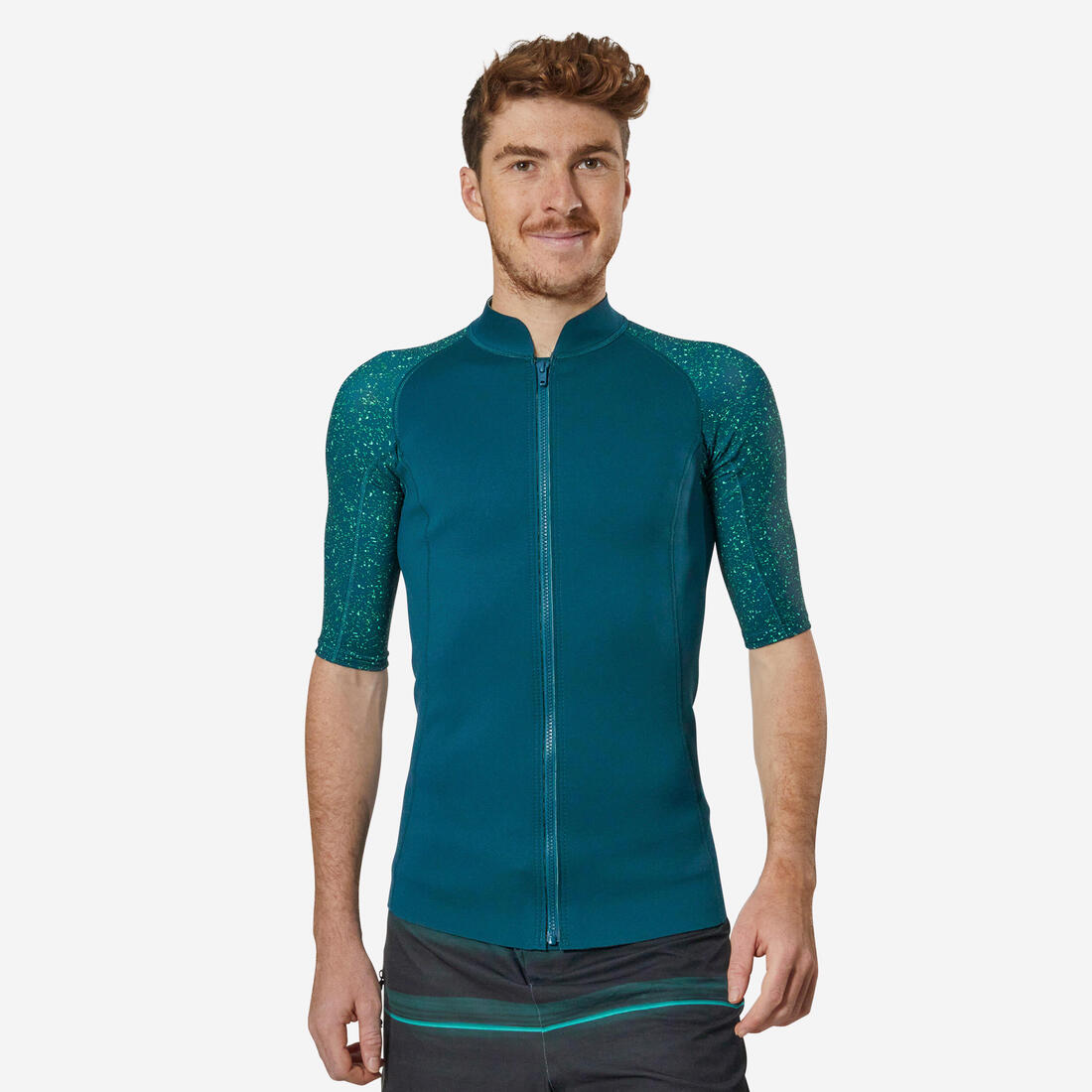 Top anti UV Manches courtes Homme néoprène 1 mm